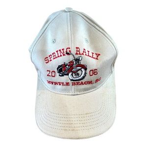 Spring Rally Biker Trucker Hat Cap Motorcycle Myrtle Beach Embroidered Cotton